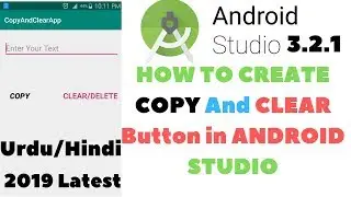 How To Create Copy And Clear Button in Android Studio