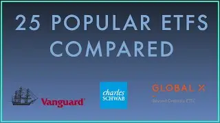 Performance Comparison of 25 Popular ETFs