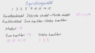 Matte 2 - Adam - Statistik - Spridningsmått
