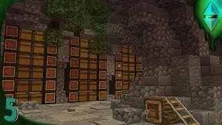 Base interior & Wine cellar Storage | Minecraft Waystone SMP Let's Play | Episode 5