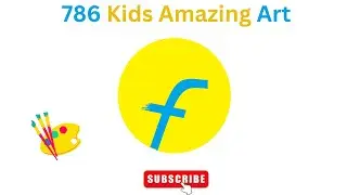 How to draw flipcort logo using ms paint # logo drawing easy