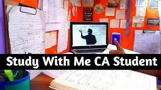 🔴Study With Me CA Foundation/Ca Inter May 2022