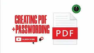 How To Create a PDF File + Password From CDR 2020
