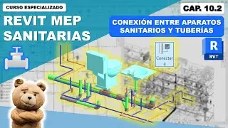 10. Conexión entre aparatos y tuberías (Parte II) - Tutorial Revit MEP 2024 (Cap.10) | IngeniosoTV