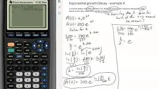 Section 6.7 (part 5) - Example 4 of exponential growth/decay