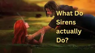 How Mermaids and Sirens Are Connected? 😱 Truth about sirens #mermaid #mythology