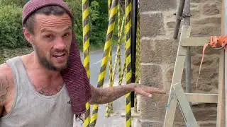 Dry stone retaining wall construction Pt. 2