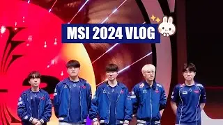FRONT ROW at MSI 2024 vlog ✨ T1 vs BLG 🔥 GEN G vs BLG