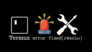 ERREUR de PKG TERMUX RESOLU ou ERROR TERMUX RESOLVED PKG UPDATE  UPGRADE  UNABLE INSTALL.