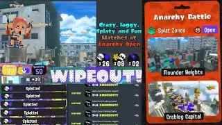 Splatoon 3's Maybe Its CRAZIEST Rotation! Spaltoon 3 Anarchy Battle Open Gameplay