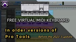 Using Your Computer's Keyboard as a MIDI Controller in Pro Tools 11 & 12 - Virtual MIDI Keyboard