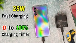 Samsung Galaxy F54 5G Charging test | samsung f54 5g 0 to 100% battery charging test | review