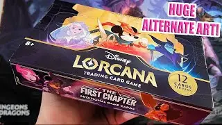 Insane Disney Lorcana Box Opening - The First Chapter Alternate Art