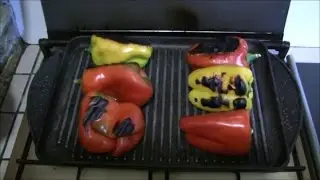 PEPERONI GRIGLIATI SOTT'OLIO - STEP BY STEP