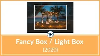 HOW TO USE LIGHTBOX OR FANCYBOX IN YOUR WEBSITE (2020) | HOW TO MAKE GALLERY USING LIGHTBOX
