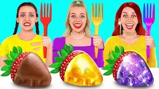 עשיר מול ברוק מול ג'יגה אוכל עשיר אתגר Multi DO Challenge