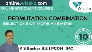 GRE Select One or More Answers | Permutation Combination Practice Question | GRE Preparation Online