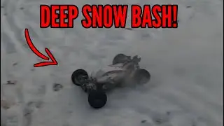 Tiny RC Car VS DEEP Snow!