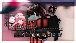 Zero Two [64x] (FPS+) | MCPE PVP TEXTURE PACK (1.17.2) w/Java UI