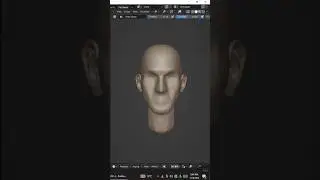 01 hour of sculpting progress in blender