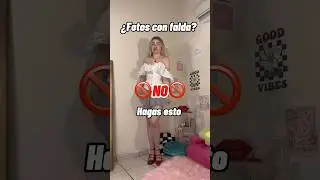 ¿Fotos con falda? NO hagas esto!