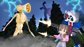 ТРУБОГОЛОВЫЙ И СИРЕНОГОЛОВЫЙ И ВЕЛИКАЯ МАТЬ МЕГАФОН - МАЙНКРАФТ ФИЛЬМ. PIPE HEAD И SIREN HEAD