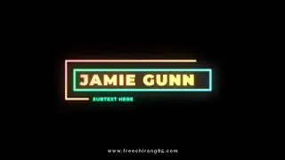 Neon Minimal Titles 11