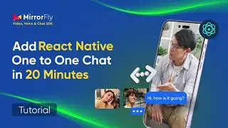 Build a React Native Chat App in less than 20 mins - MirrorFly SDK