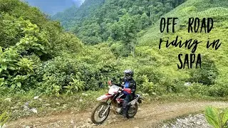 Off-road riding in Sapa