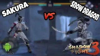 STEEL SAKURA VS DRAGON MENTOR | DRAGON LESSON BOSS | SHADOW FIGHT 3 