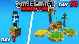 We Survived 50 Days On ONE BLOCK EXTREME in Minecraft 1.19.3