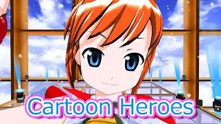 AQUA - CARTOON HEROES (cartoon dance)