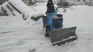Тест нового поворотного отвала