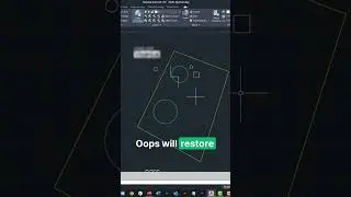 Recover Deleted Objects Instantly with AutoCAD's Oops Command