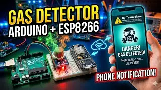 Gas Detector using Arduino + ESP8266