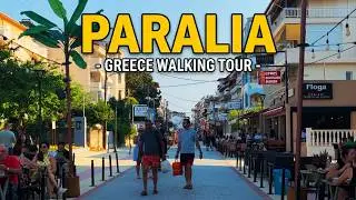 Paralia Katerini 🇬🇷 Summer in Greece Walking | July 2026 | 8K