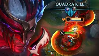 DUSKBLADE OF ZED DESTROYS GRANDMASTERS | WILD RIFT