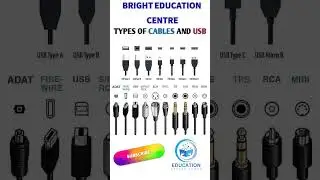Types of Cable and USB   #usb  #cable