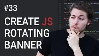 33: How to create a rotating banner using JavaScript - Learn JavaScript front-end programming