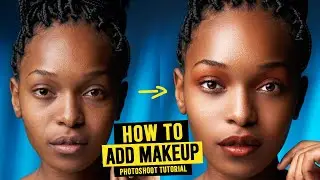 How To Apply Realistic LIPSTICK and MAKEUP in Photoshop | Skin Retouching Tutorial