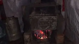 домик школьника на дереве (11часть) печка своими руками  стройка продолжение следует...