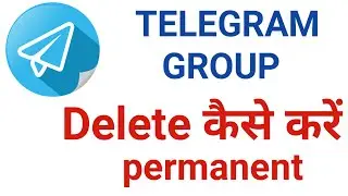 telegram group delete telegram group delete kaise kare telegram delete group hindi how to dekete