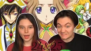 THE ZERO REQUIEM ⚔️ Code Geass R2 Episode 24 & 25 Reaction!!!