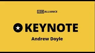 Keynote 2023 by Andrew Doyle