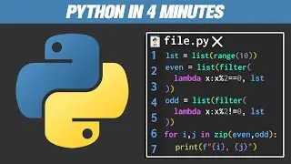 Python in 4 Minutes