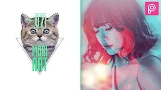 Двухцветная двойная экспозиция на телефоне (PicsArt)
