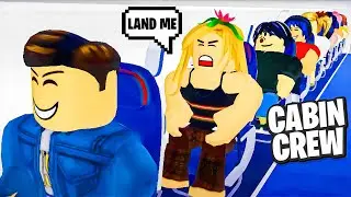 i tried being a cabin crew in ROBLOX...