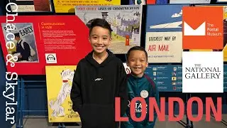 The Postal Museum | The National Gallery | London Episode 5 with Chace and Skylar