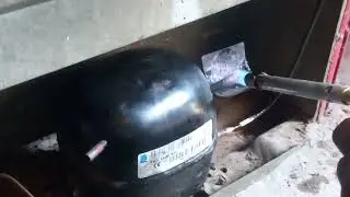 Compressor to Drier connection in fridge