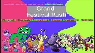 Team Squid Sisters Off the Hook and Deep Cut and Team Backyardigans Grand Festival Rush DVD Menu
